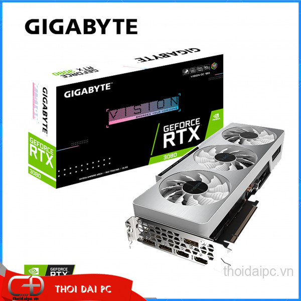 VGA GIGABYTE GeForce RTX 3080 VISION OC 10G V2