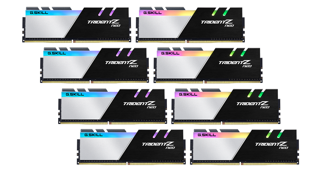 G.SKILL TRIDENT Z Neo 256GB (32GBx8) DDR4 3600MHz F4-3600C18Q2-256GTZN