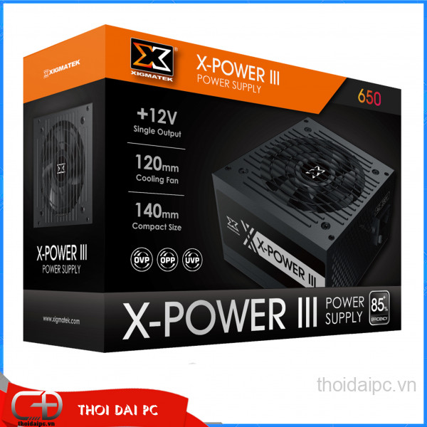 Nguồn máy tính Xigmatek X Power III 650