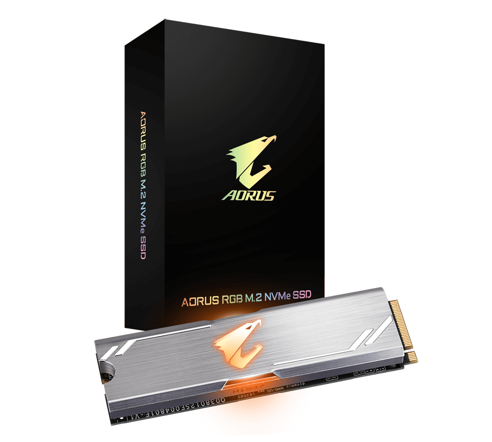 SSD Gigabyte AORUS RGB 256GB PCIe Gen 3x4 NVMe M.2