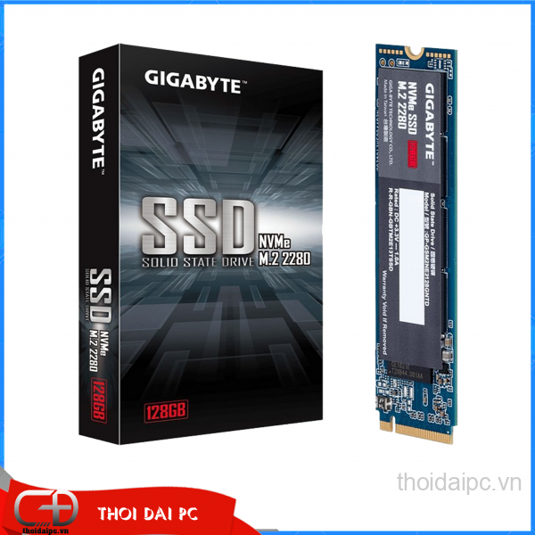 SSD Gigabyte 128GB PCIe 3.0 x2, NVMe 1.3 M.2