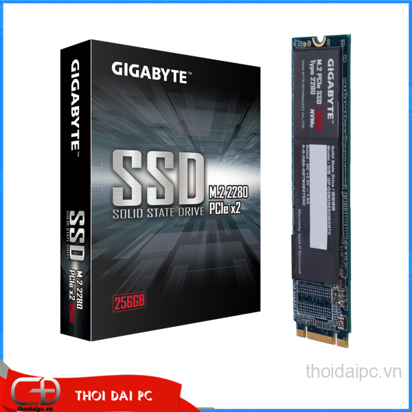 SSD Gigabyte 256GB PCIe 3.0 x2, NVMe 1.3 M.2