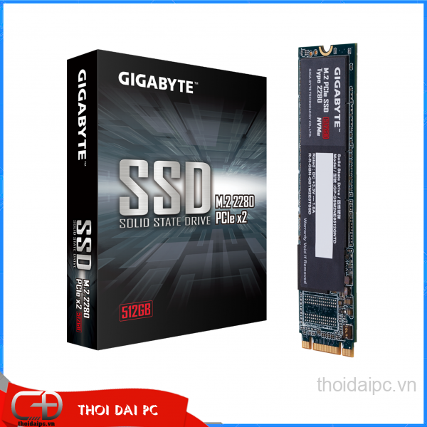 SSD Gigabyte 512GB PCIe 3.0 x2, NVMe 1.3 M.2