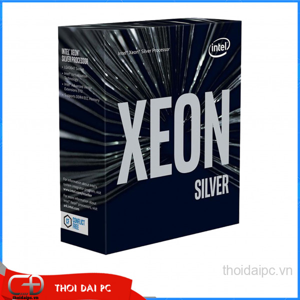 CPU Intel Xeon Silver 4210 Server/13MB/3.2GHz/ 10 nhân 20 luồng/ LGA 3647