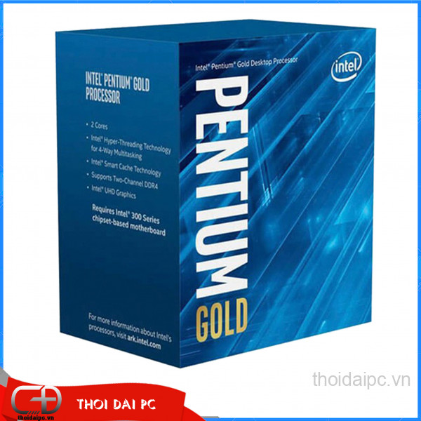 CPU Intel Pentium Gold G6500 /4MB/4.1GHz/ 2 nhân 4 luồng/ LGA 1200