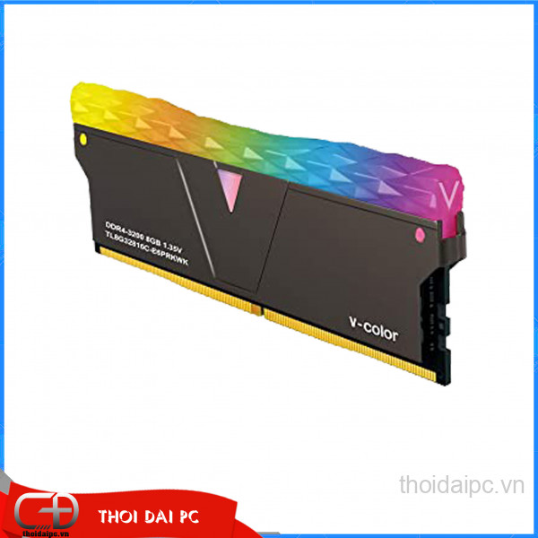 V-Color PRISM PRO DDR4-3200MHz 16GB(1x16GB) U-DIMM LED RGB