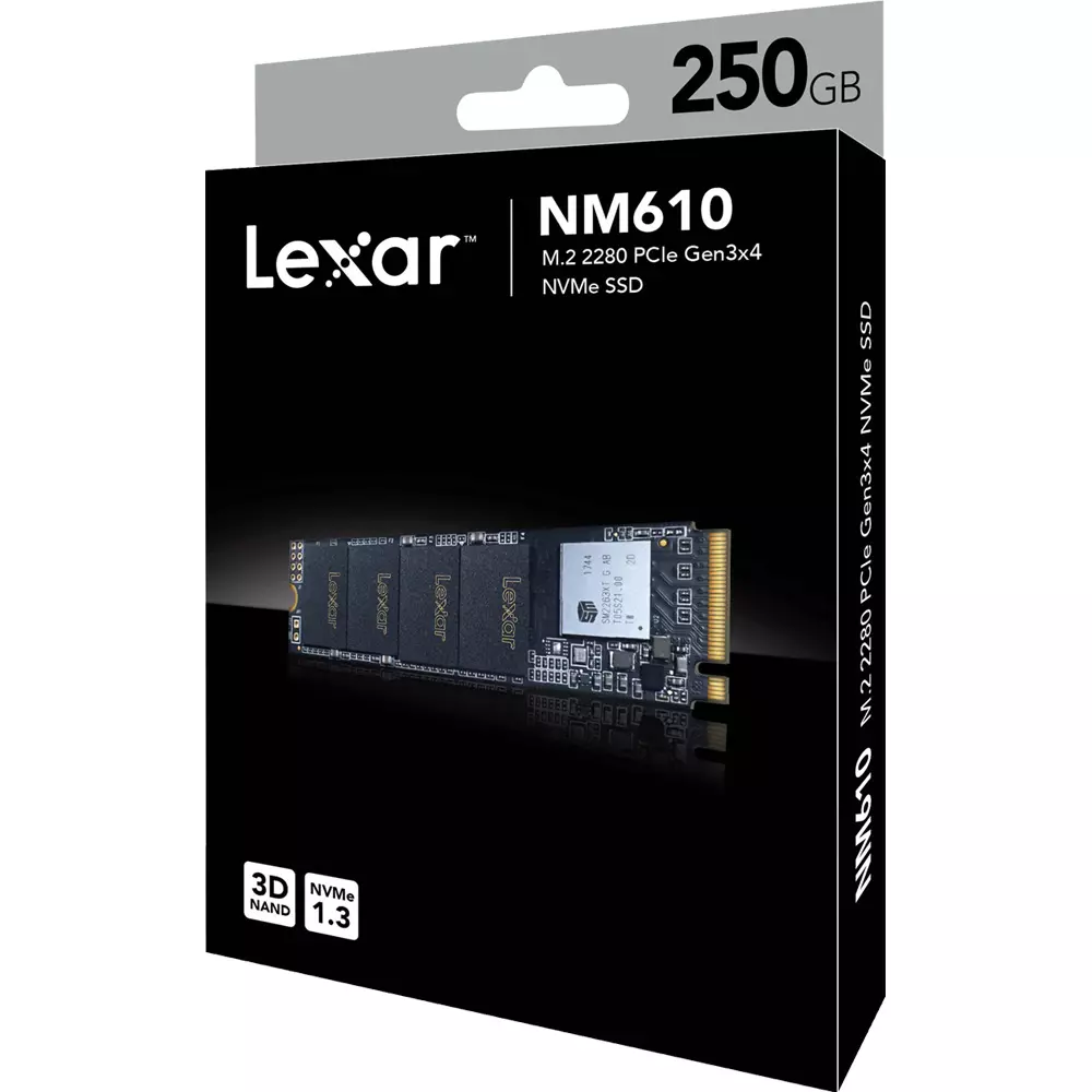 SSD Lexar NM610 M.2 PCIe Gen3 x4 NVMe 250GB 