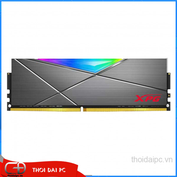 RAM DESKTOP ADATA XPG SPECTRIX D50 RGB GREY (AX4U32008G16A-ST50) 8GB (1X8GB) DDR4 3200MHZ