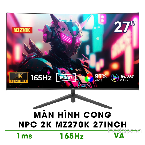 Màn hình cong NPC MD270K 27 inch 165Hz