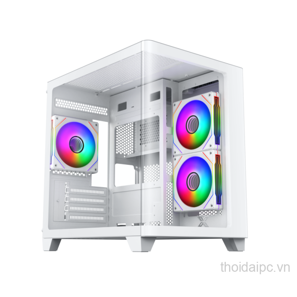 Vỏ cây Xigmatek PANO M Nano 3GF Trắng